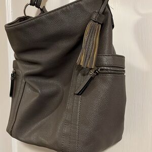 Rossetti gray/dark gray shoulder purse